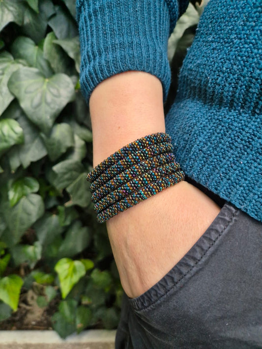 Pulsera Sankalpa con propósito - Colección negro